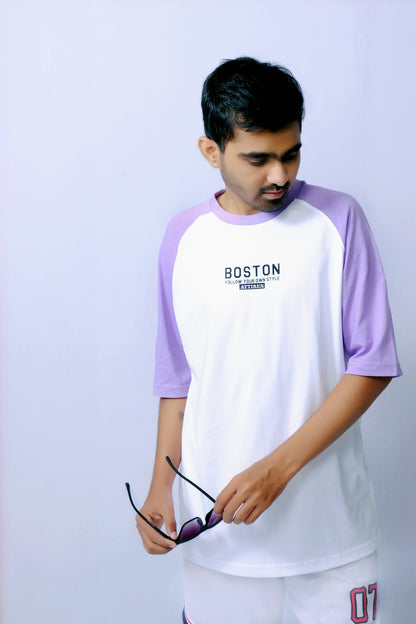 Boston Attiren White Oversized T-Shirt